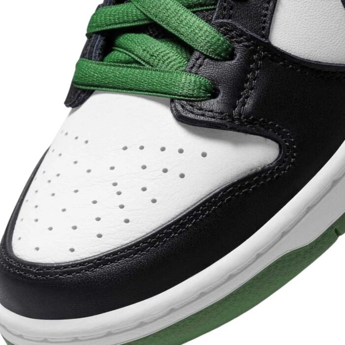 NIKE SB DUNK LOW CLASSIC GREEN BLACK WHITE BQ6817 302 - Image 7