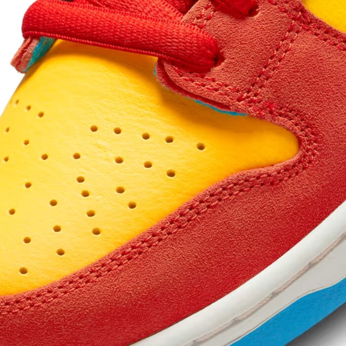 NIKE SB DUNK LOW PRO BART SIMPSON HABANERO RED WHITE BLUE HERO BQ6817 602 - Image 7