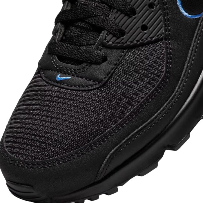 NIKE AIR MAX 90 BLACK UNIVERSITY BLUE FJ4218 001 - Image 7