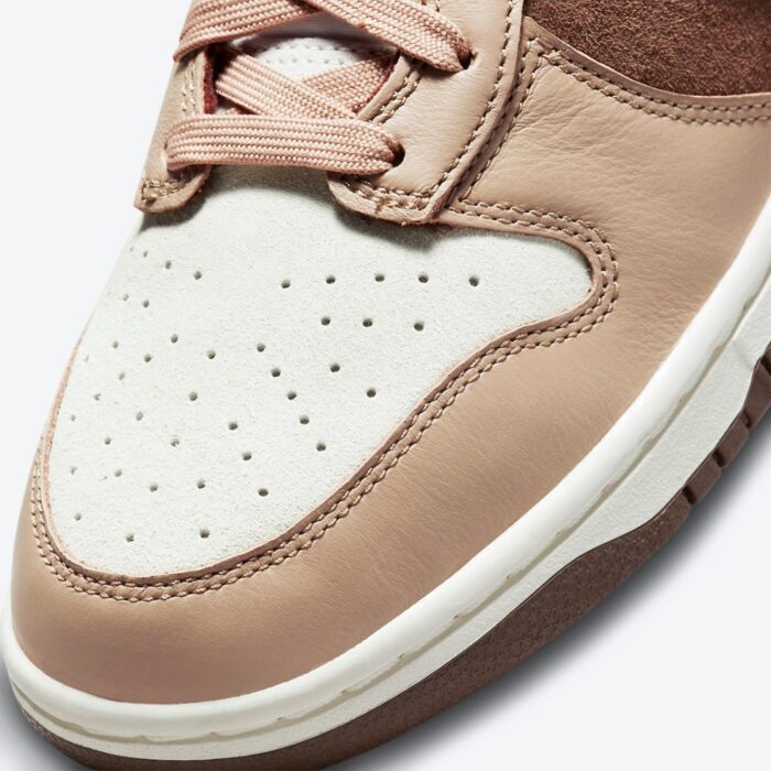 NIKE DUNK HIGH LIGHT CHOCOLATE SAIL KHAKI DH5348 100 - Image 7