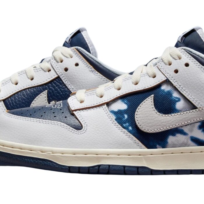 NIKE SB DUNK LOW HUF NEW YORK CITY WHITE NAVY BLUE FD8775 100 - Image 7
