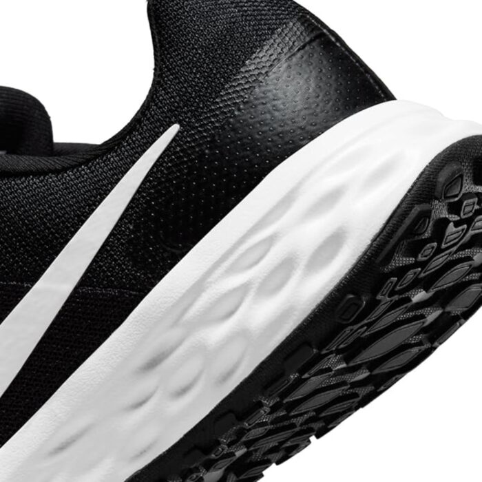 NIKE REVOLUTION 6 ROAD RUNNING BLACK WHITE IRON GREY DC3728 003 - Image 7