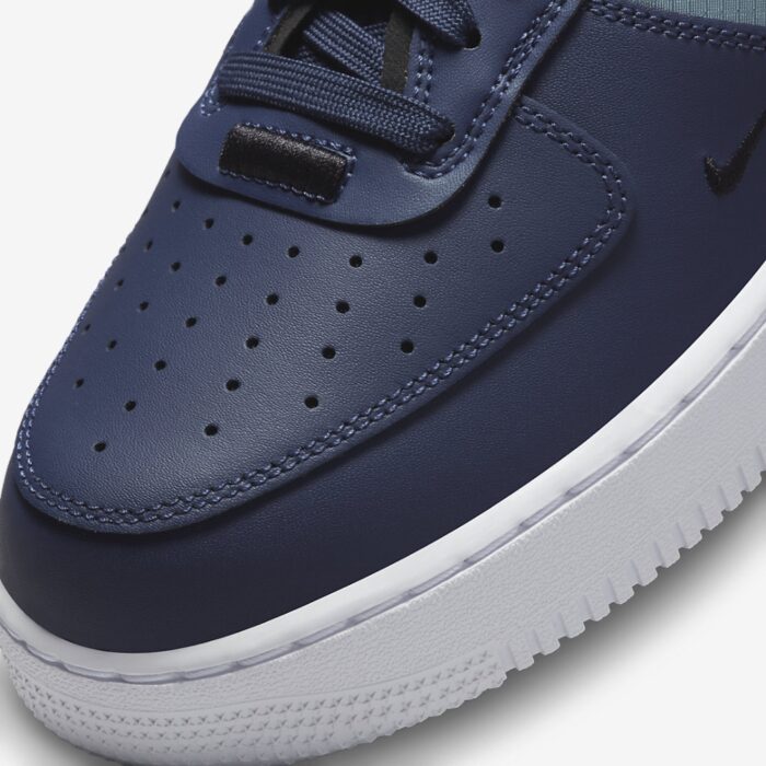 NIKE AIR FORCE 1 LOW REACT MIDNIGHT NAVY TEAL DM0573 400 - Image 7
