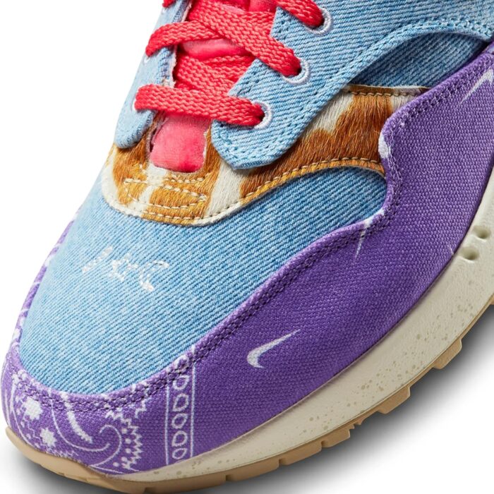 NIKE AIR MAX 1 SP CONCEPTS FAR OUT SPECIAL BOX WILD VIOLET MULTI COLOR SAIL MEAN GREEN DN1803 500 - Image 7