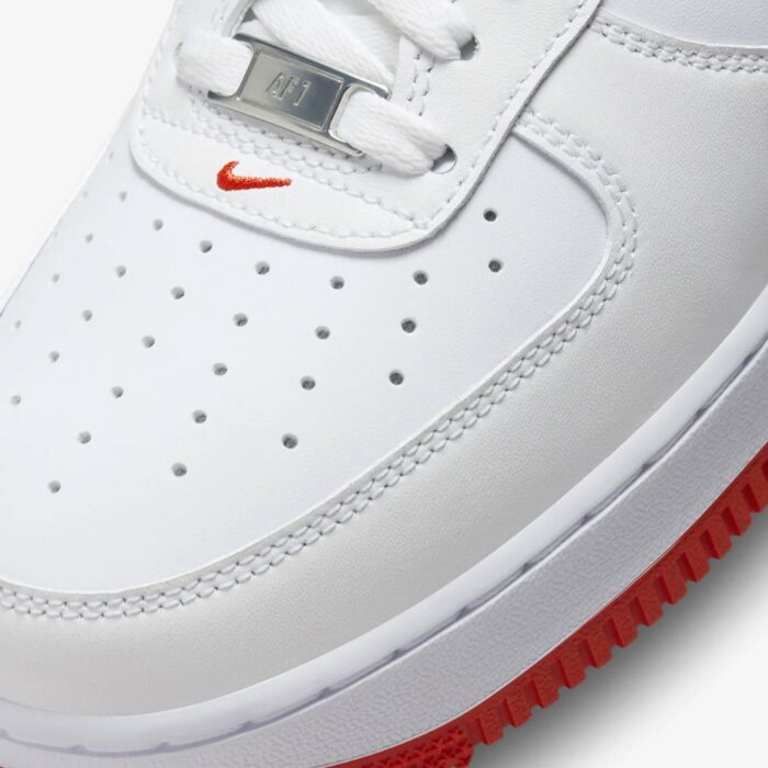 NIKE AIR FORCE 1 LOW WHITE PICANTE RED DV0788 102 - Image 7