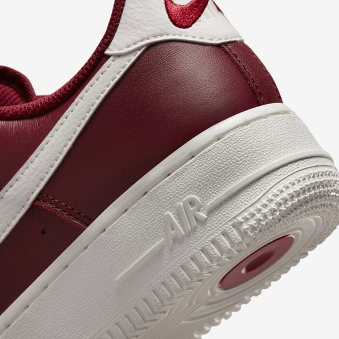 NIKE AIR FORCE 1 LOW 07 PREMIUM HISTORY OF LOGOS TEAM RED DZ5616 600 - Image 8