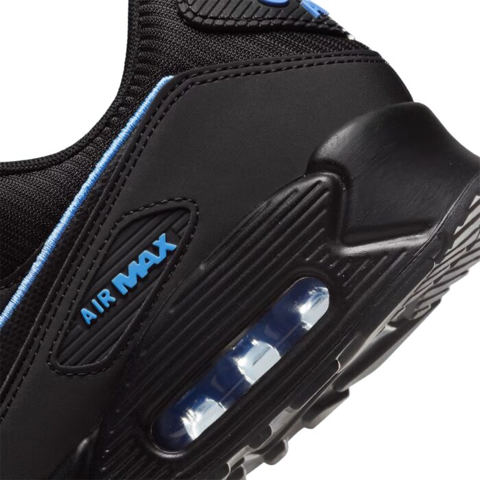NIKE AIR MAX 90 BLACK UNIVERSITY BLUE FJ4218 001 - Image 8