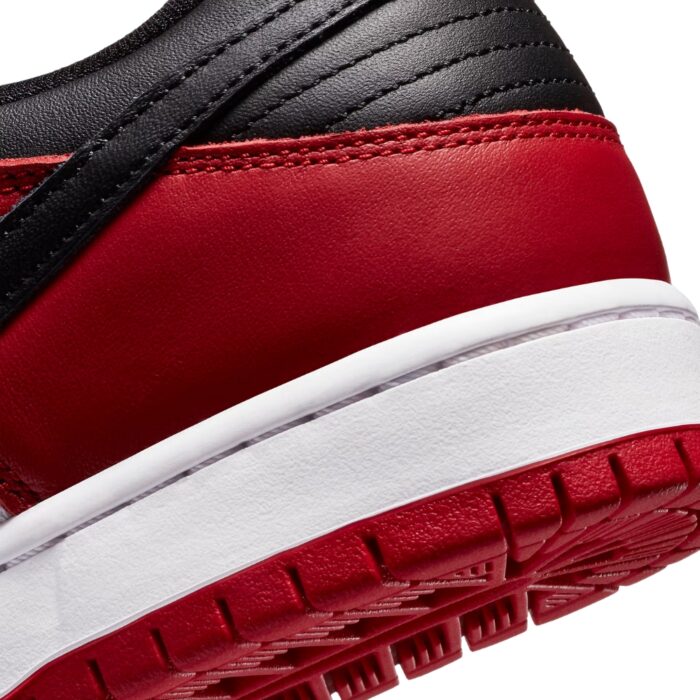 NIKE SB DUNK LOW PRO CHICAGO VARSITY RED WHITE BLACK BQ6817 600 - Image 8