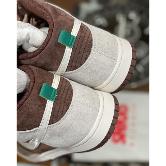 NIKE DUNK HIGH LIGHT CHOCOLATE SAIL KHAKI DH5348 100 - Image 10