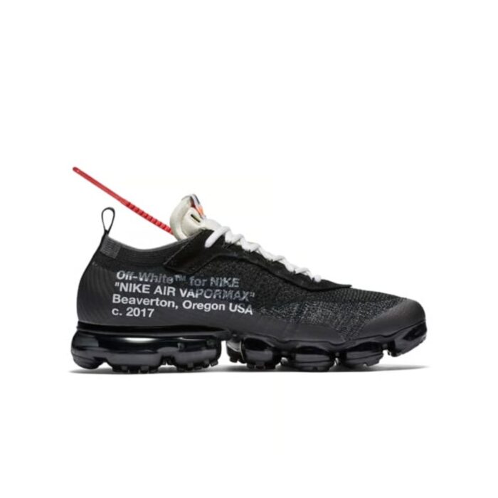 NIKE AIR VAPORMAX OFF WHITE BLACK AA3831 001 - Image 3