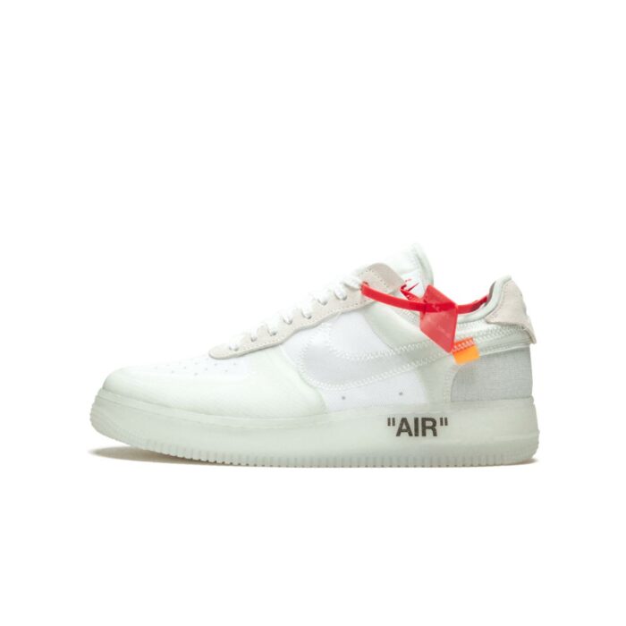 NIKE AIR FORCE 1 LOW OW WHITE A04606 100 - Image 3