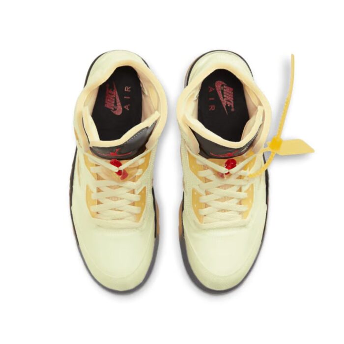 NIKE AIR JORDAN 5 SAIL OW DH8565 100 - Image 3