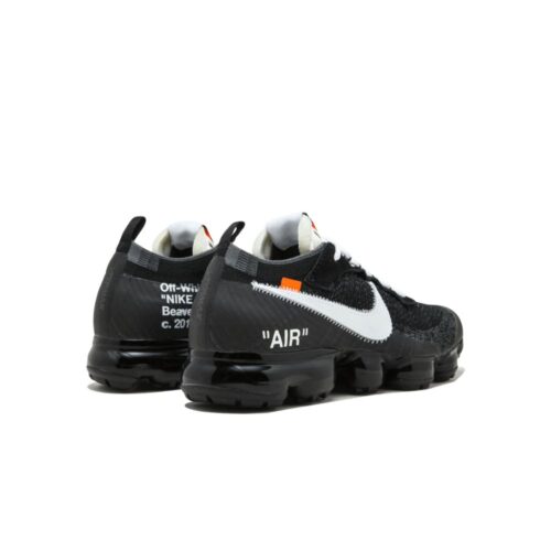NIKE AIR VAPORMAX OFF WHITE BLACK AA3831 001 - Image 4