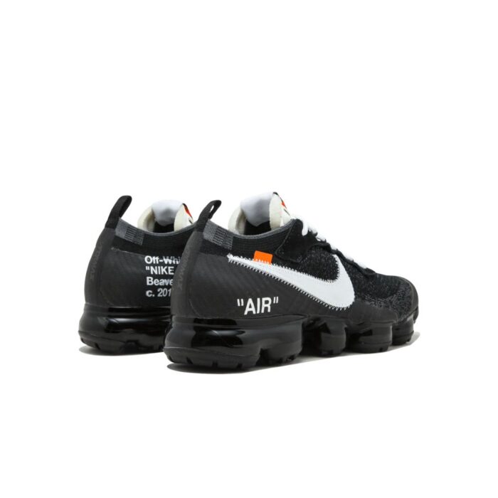 NIKE AIR VAPORMAX OFF WHITE BLACK AA3831 001 - Image 4