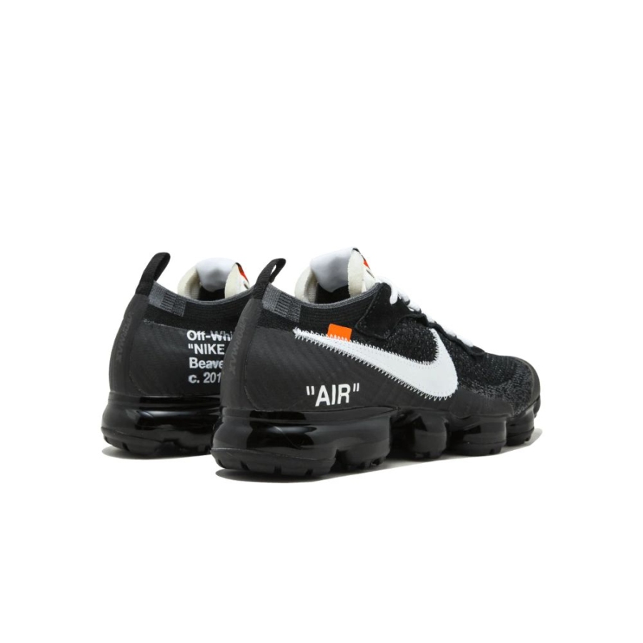 NIKE AIR VAPORMAX OFF WHITE BLACK AA3831 001 - Image 4