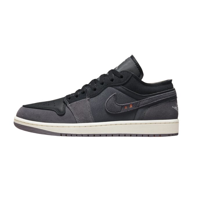 NIKE AIR JORDAN 1 LOW INSIDE OUT BLACK GREY DN1635 001 - Image 2