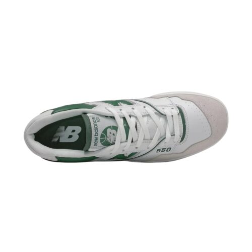 NEW BALANCE 550 WHITE GREEN BB550WT1 - Image 4