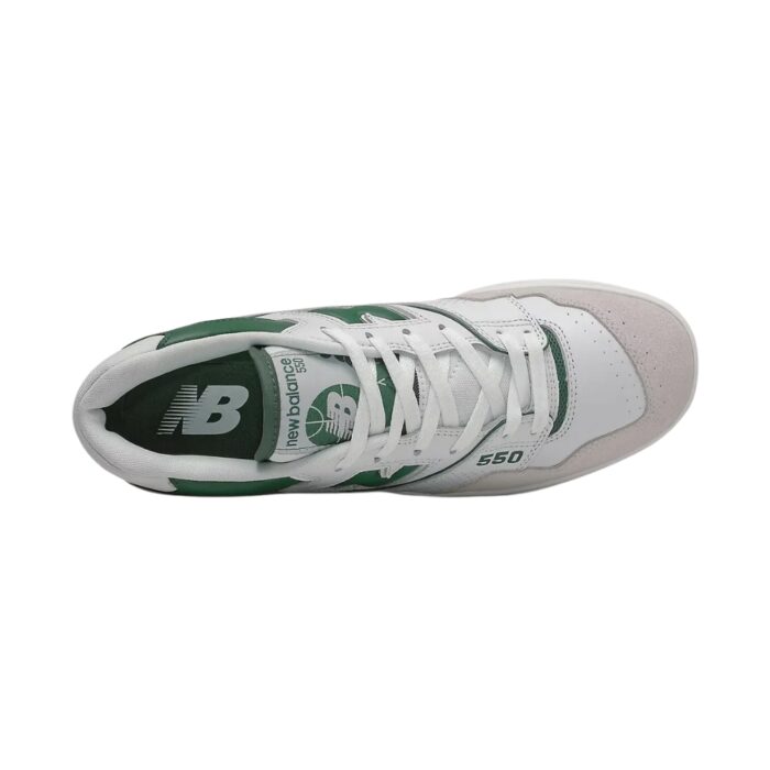 NEW BALANCE 550 WHITE GREEN BB550WT1 - Image 4