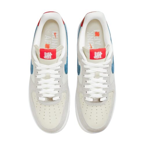NIKE AIR FORCE 1 5 ON IT WHITE GREY FOG IMPERIAL BLUE DM8461 001 - Image 4