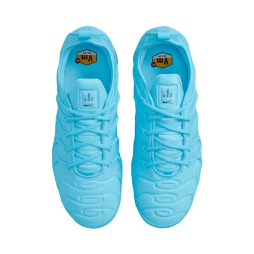 NIKE AIR VAPORMAX PLUS UNIVERSITY BLUE CHILL WHITE BLACK METALLIC SILVER DZ4403 400 - Image 4