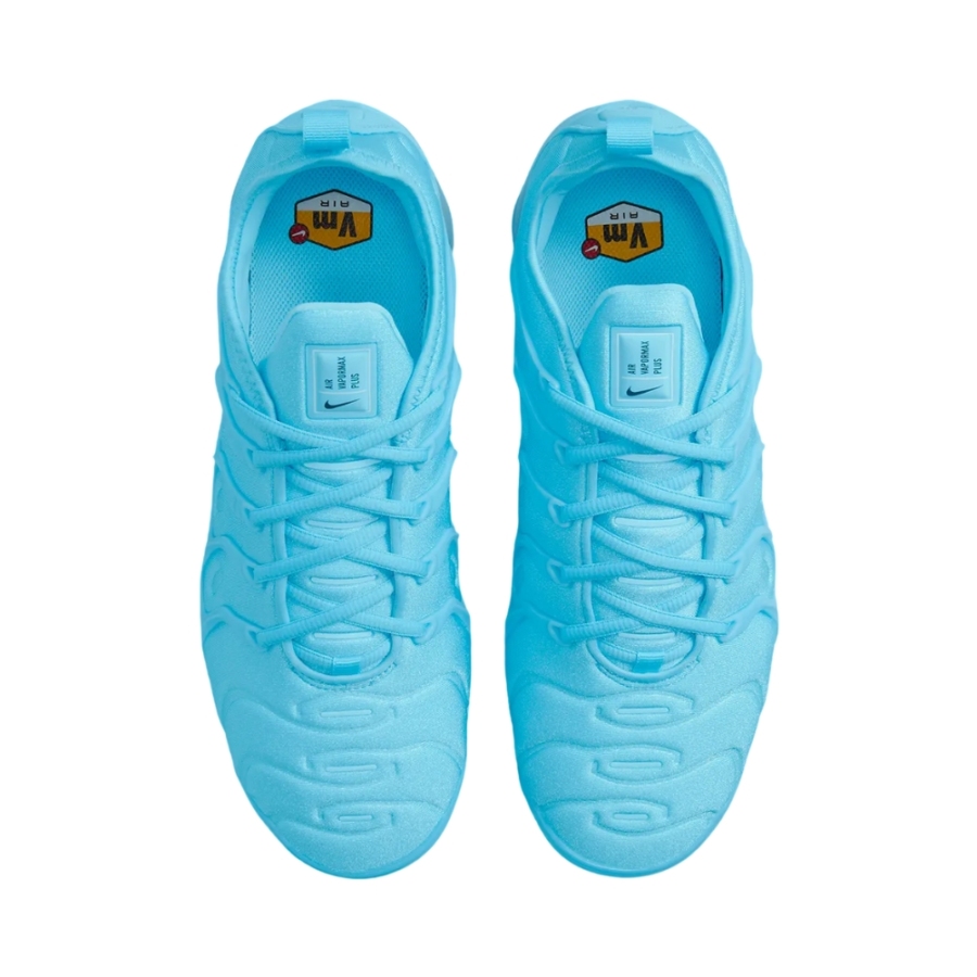 NIKE AIR VAPORMAX PLUS UNIVERSITY BLUE CHILL WHITE BLACK METALLIC SILVER DZ4403 400 - Image 4