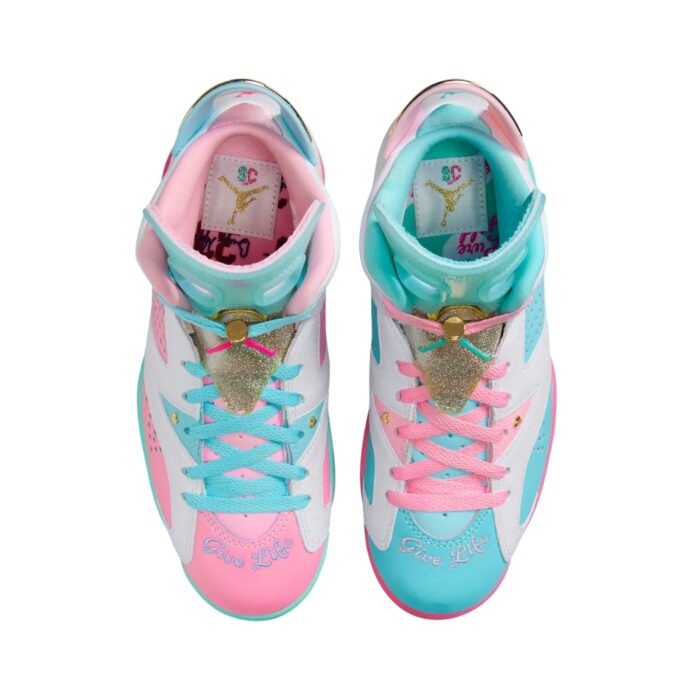 NIKE AIR JORDAN 6 RETRO DOERNBECHER JILLIAN IB6059 920 - Image 4