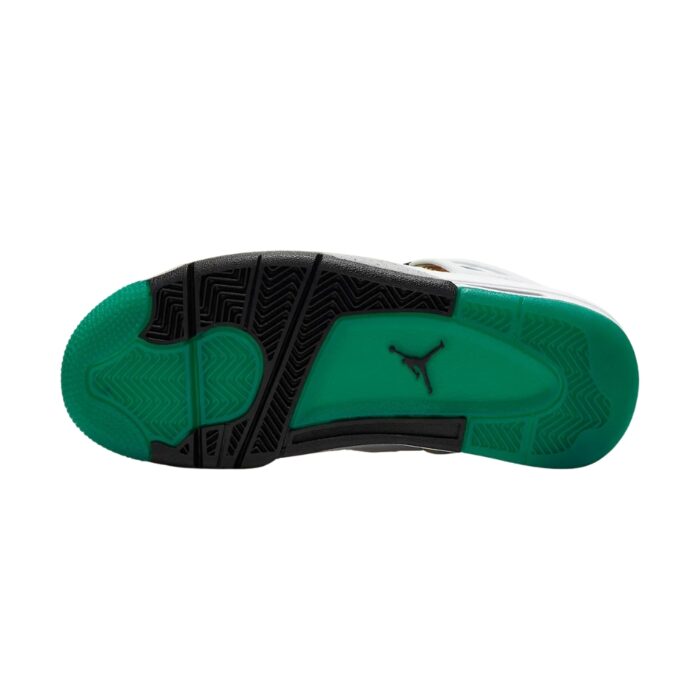 NIKE AIR JORDAN 4 RETRO LUCID GREEN RASTA WHITE UNIVERSITY RED BLACK AQ9129 100 - Image 6