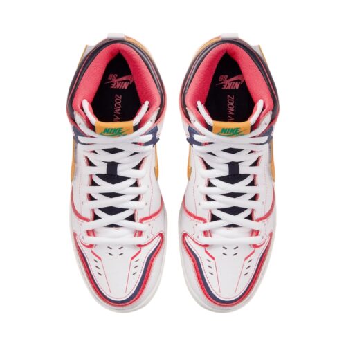 NIKE SB DUNK HIGH UNICORN RX GUNDAM WHITE AMARILLO DH7717 100 - Image 4