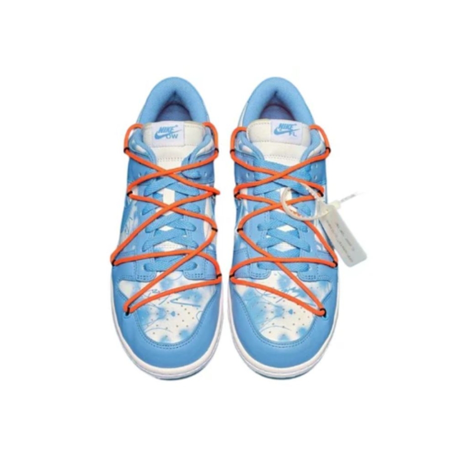 NIKE FUTURA X OFF WHITE LOW BLUE DD0856 403 - Image 4