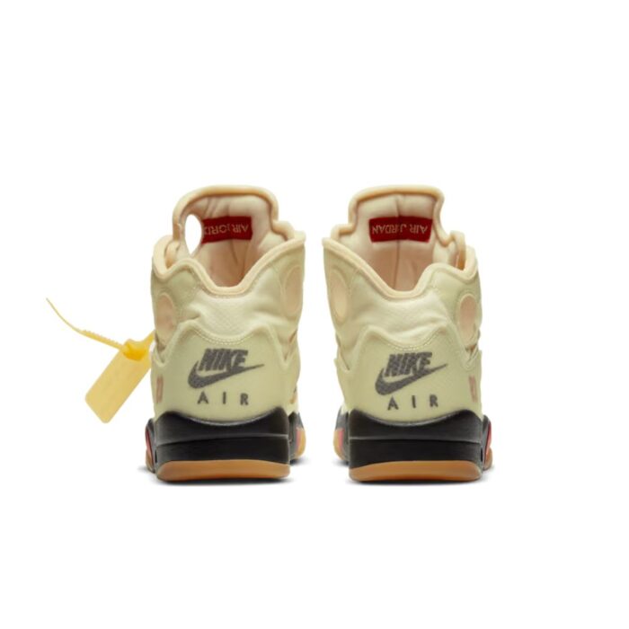 NIKE AIR JORDAN 5 SAIL OW DH8565 100 - Image 4
