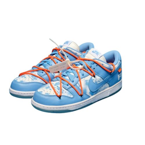 NIKE FUTURA X OFF WHITE LOW BLUE DD0856 403 - Image 8