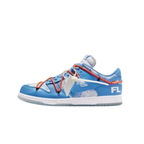 NIKE FUTURA X OFF WHITE LOW BLUE DD0856 403 - Image 3