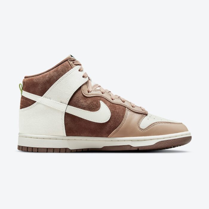 NIKE DUNK HIGH LIGHT CHOCOLATE SAIL KHAKI DH5348 100 - Image 2