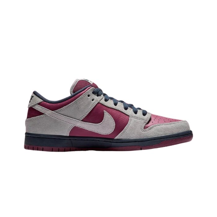 NIKE SB DUNK LOW PRO TRUE BERRY ATMOSPHERE GREY BQ6817 001 - Image 2