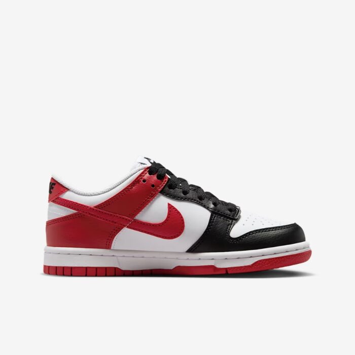 NIKE DUNK LOW BLACK TOE GYM RED WHITE HF9980 600 - Image 2