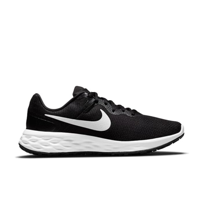 NIKE REVOLUTION 6 ROAD RUNNING BLACK WHITE IRON GREY DC3728 003 - Image 2