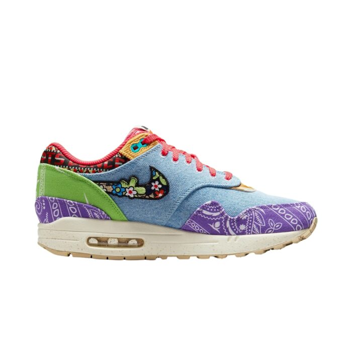 NIKE AIR MAX 1 SP CONCEPTS FAR OUT SPECIAL BOX WILD VIOLET MULTI COLOR SAIL MEAN GREEN DN1803 500 - Image 2