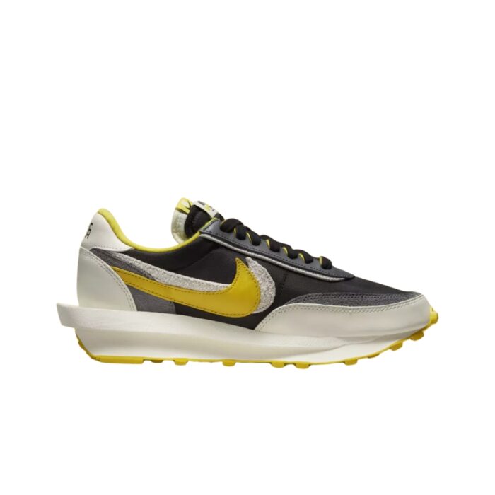 NIKE LD WAFFLE X SACAI X UNDERCOVER BLACK BRIGHT CITRON YELLOW DJ4877 001 - Image 2