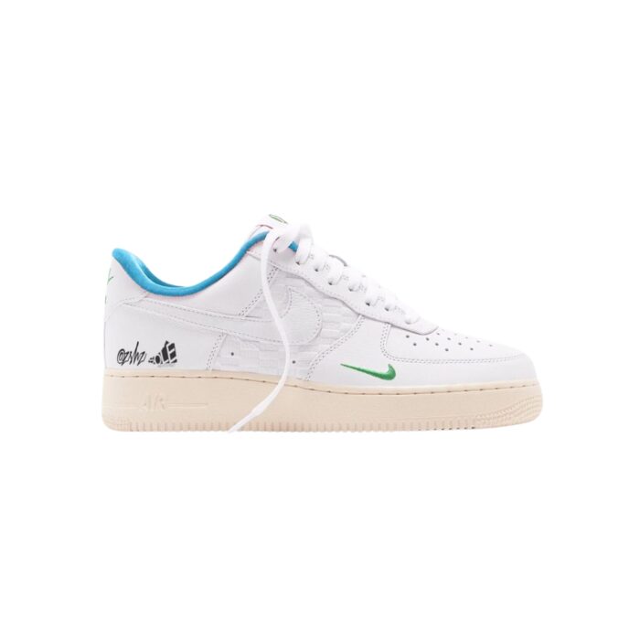 NIKE AIR FORCE 1 LOW KITH HAWAII WHITE BLUE LAGOON ALOE VERDE WHITE DC9555 100 - Image 2