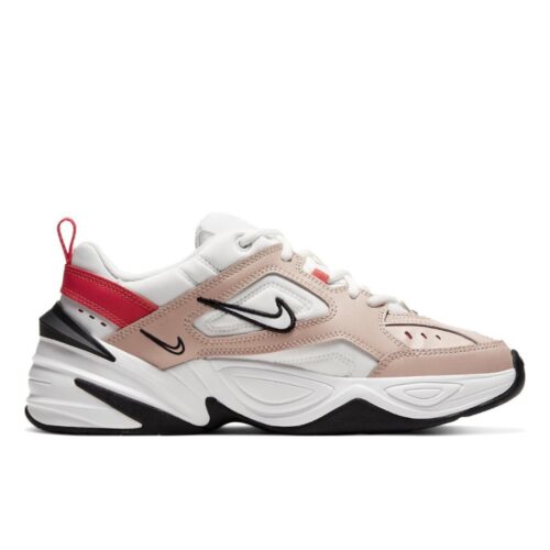 NIKE M2K TEKNO FOSSIL STONE SUMMIT WHITE RED AO3108 205 - Image 2