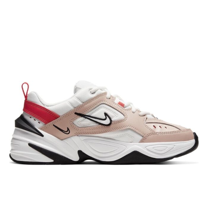NIKE M2K TEKNO FOSSIL STONE SUMMIT WHITE RED AO3108 205 - Image 2
