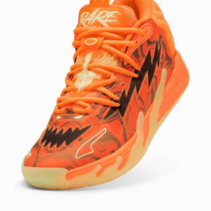 PUMA LAMELO BALL MB.03 HALLOWEEN FLURO ORANGE PUMA BLACK 311176 01 - Image 2