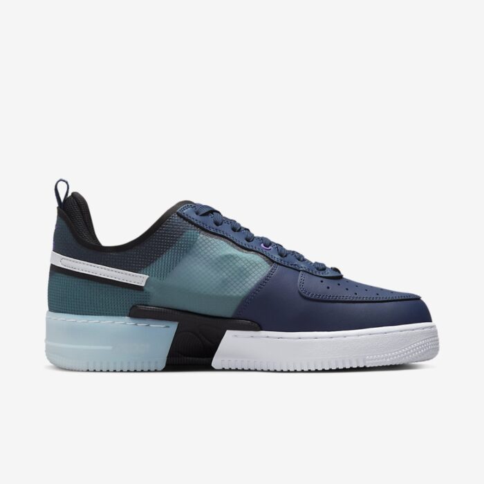 NIKE AIR FORCE 1 LOW REACT MIDNIGHT NAVY TEAL DM0573 400 - Image 2