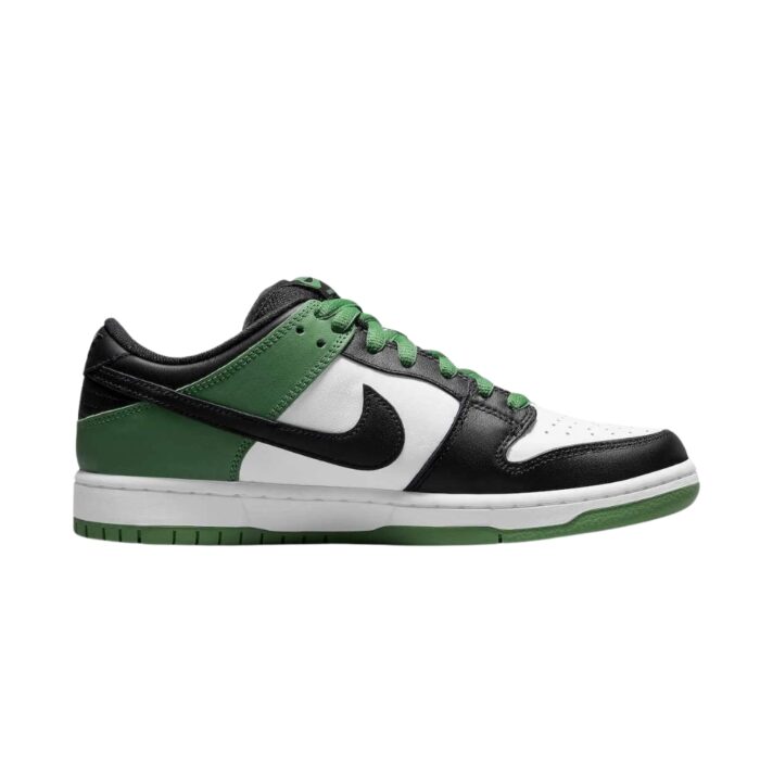 NIKE SB DUNK LOW CLASSIC GREEN BLACK WHITE BQ6817 302 - Image 2