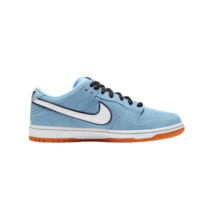 NIKE SB DUNK LOW CLUB 58 GULF BLUE CHILL SAFETY ORANGE BLACK WHITE BQ6817 401 - Image 2