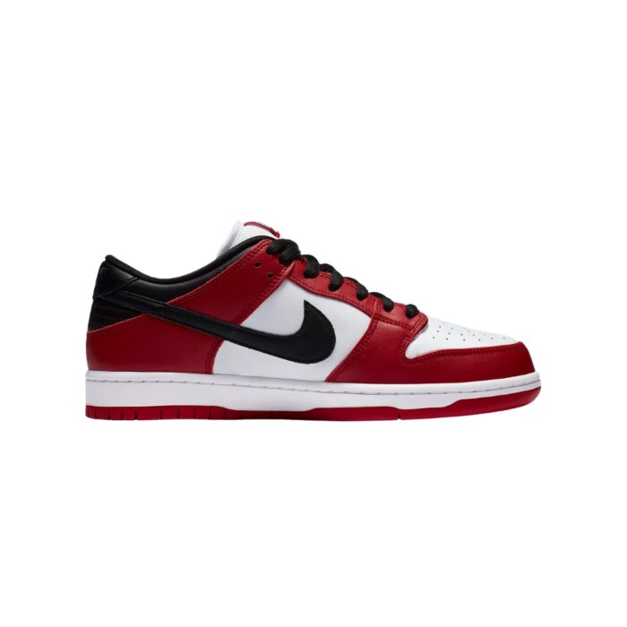 NIKE SB DUNK LOW PRO CHICAGO VARSITY RED WHITE BLACK BQ6817 600 - Image 2