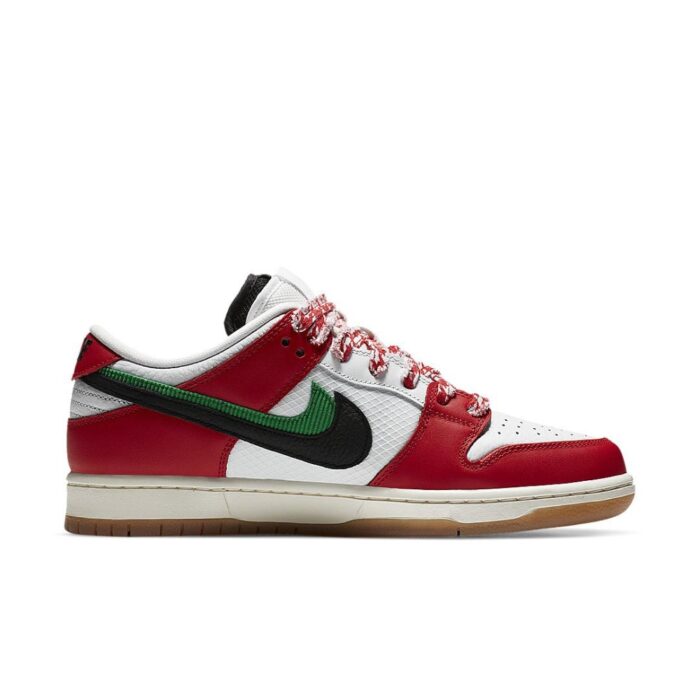 NIKE SB DUNK LOW FRAME SKATE CHILE RED WHITE LUCKY GREEN BLACK CT2550 600 - Image 2