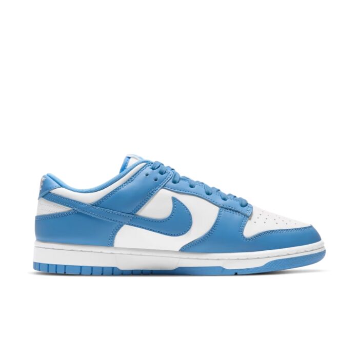 NIKE DUNK LOW UNC WHITE UNIVERSITY BLUE DD1391 102 - Image 2