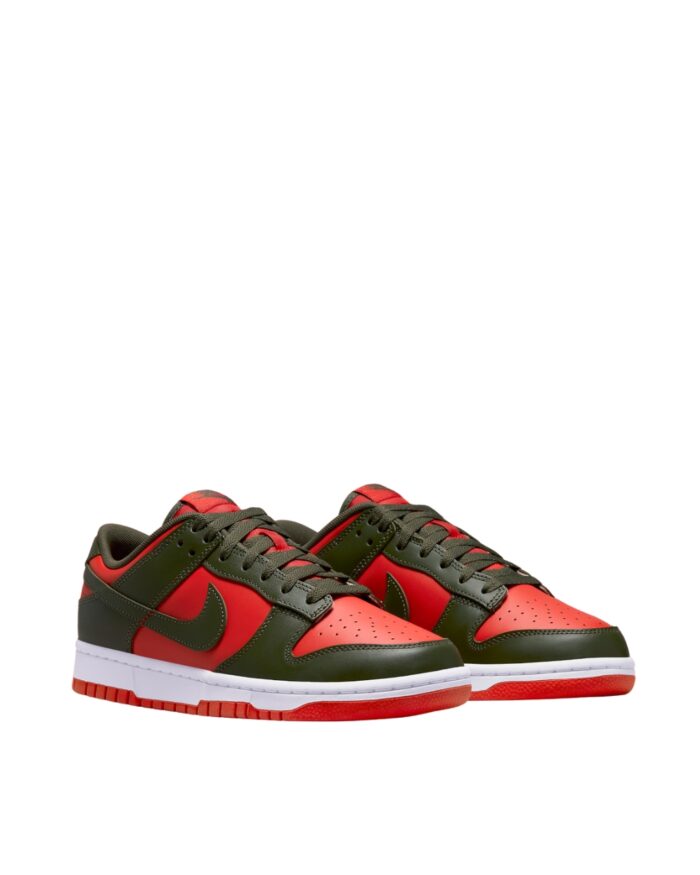 NIKE DUNK LOW MYSTIC RED CARGO KHAKI DV0833 600