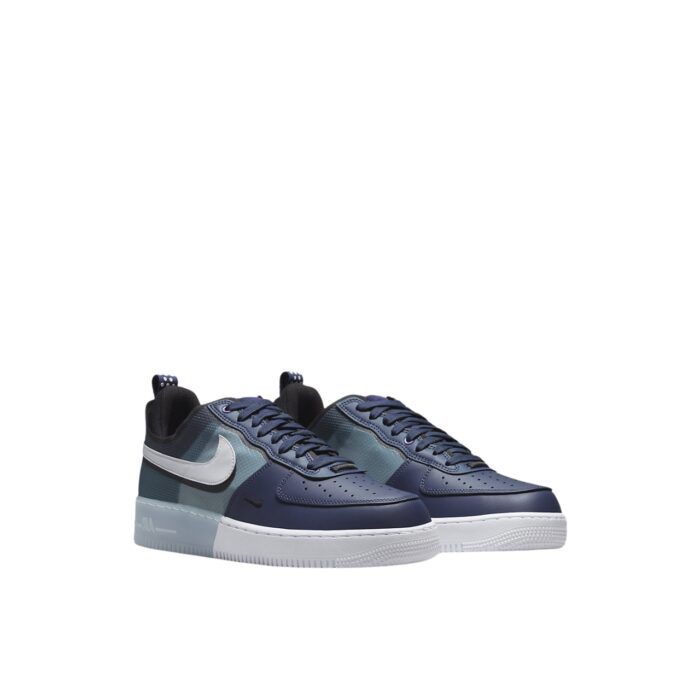 NIKE AIR FORCE 1 LOW REACT MIDNIGHT NAVY TEAL DM0573 400